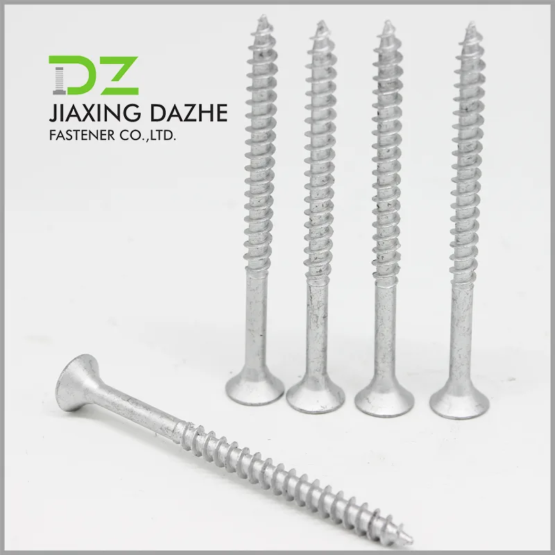 Dacromet Flat Head Philips Self Tapping Screw