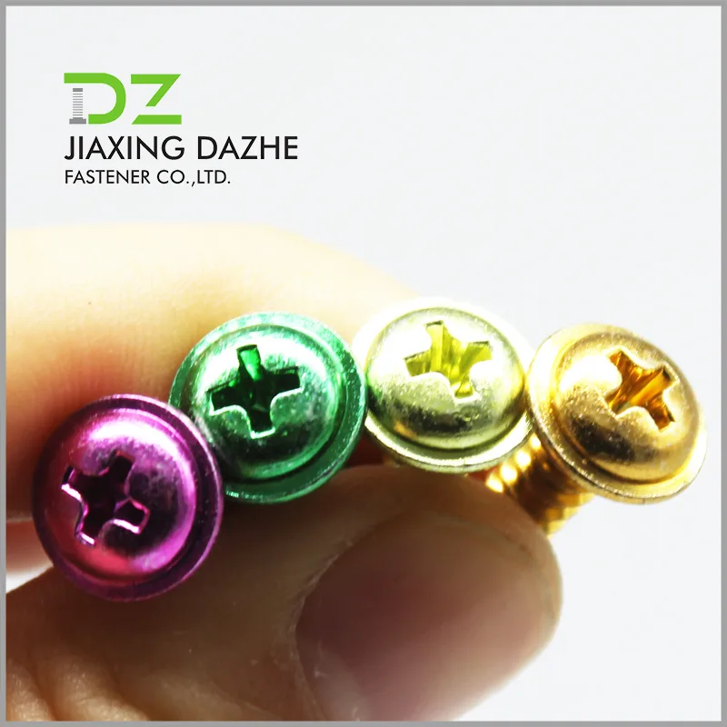 Pan Head With Washer Machine Screw