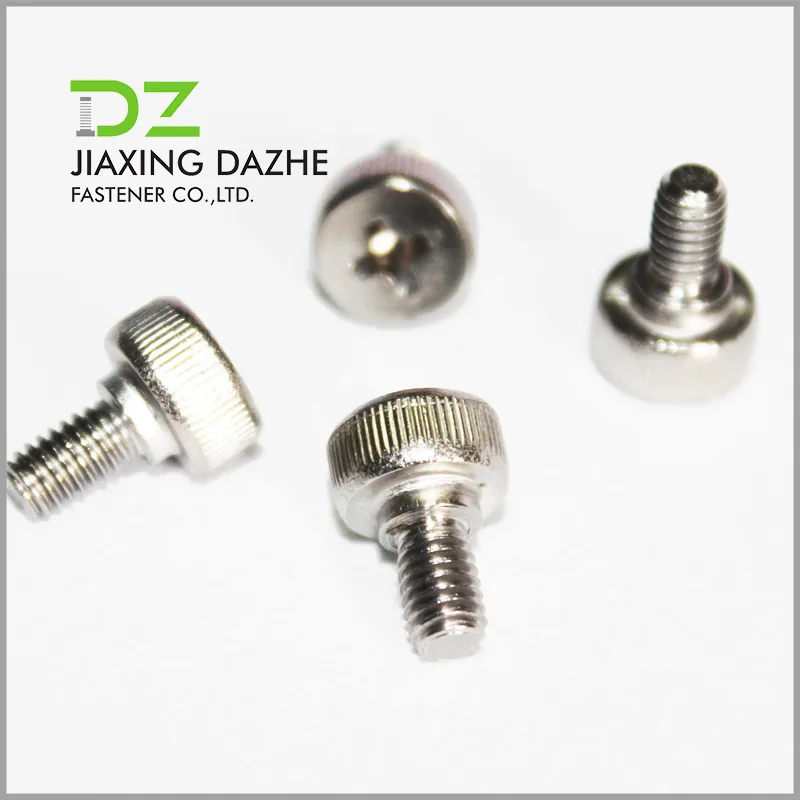 Knurled Machine Screw